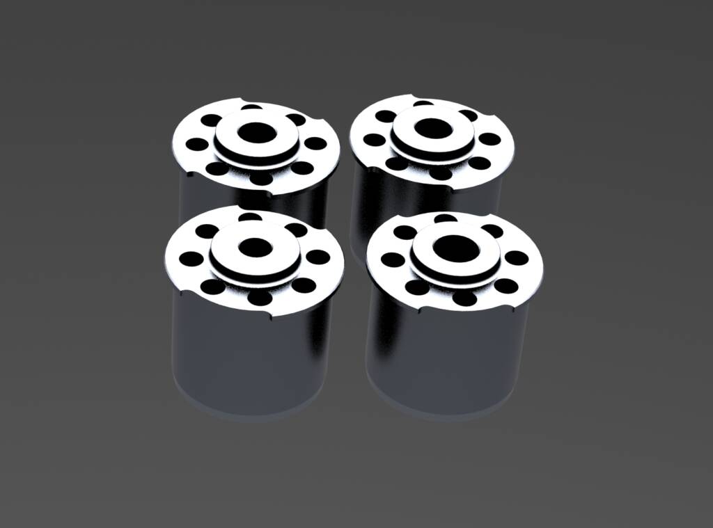 E36 Rear Subframe Bushings ( Aluminum ) SRS concept